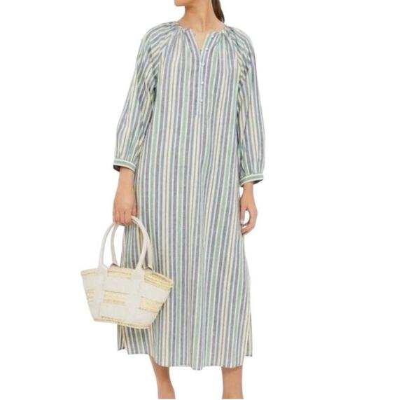 Pomander Place Dresses & Skirts - NWT Tuckernuck POMANDER PLACE Heidi in Zephyr Stripe Maxi Shirt Dress M
